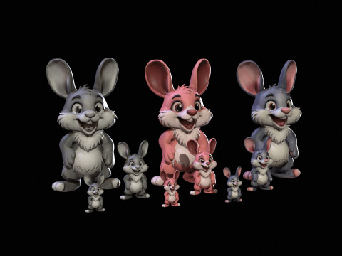 Rabbit Modèle 3D