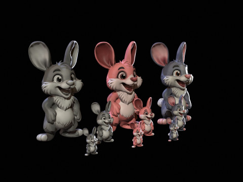 Rabbit Modèle 3D