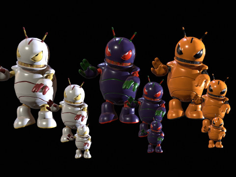 Minirobotik3Pack3 3D Model
