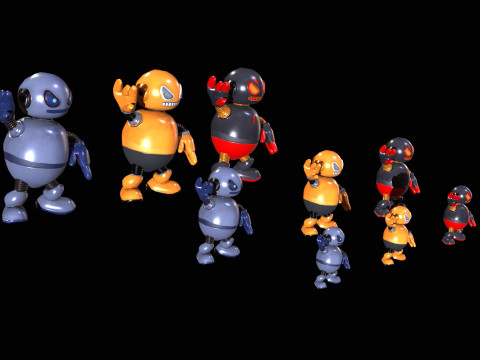 Minirobótico5Pack3 Modelo 3D