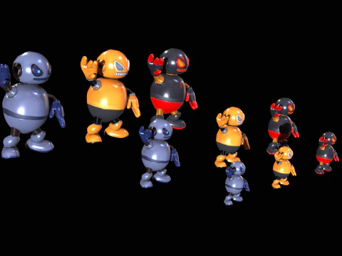 Minirobotic5Pack3 3D Model