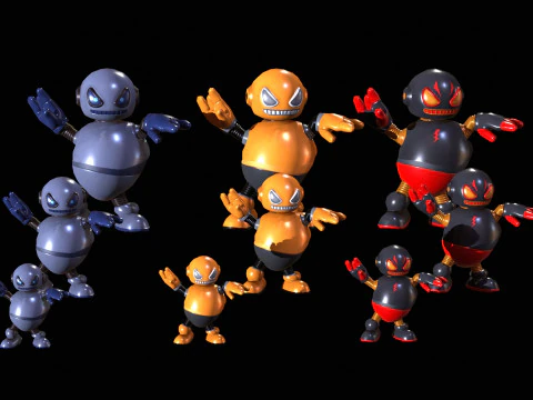 Minirobotic5Pack3 3D Model