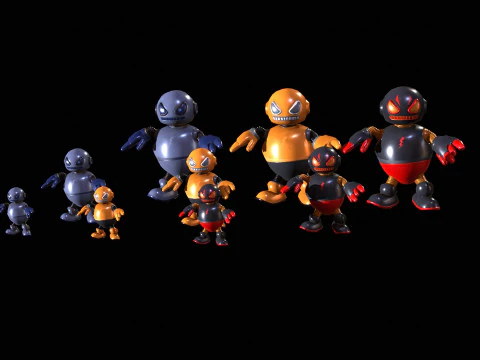 Minirobotic5Pack3 3D Model