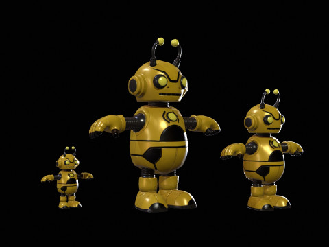 ミニロボティック6パック3 3Dモデル