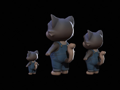 Cats1Pack2 3D Model