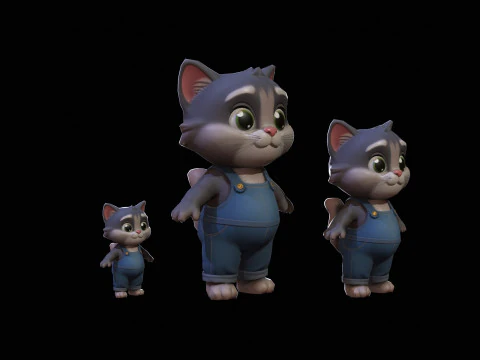 Gatos1Pack2 Modelo 3D