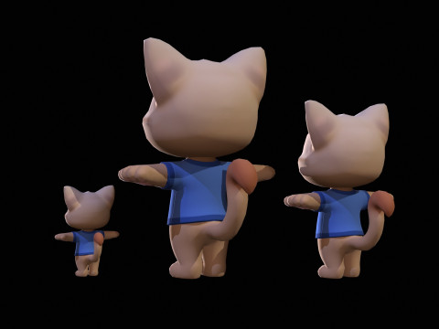 Cat1Pack3 3D Модель