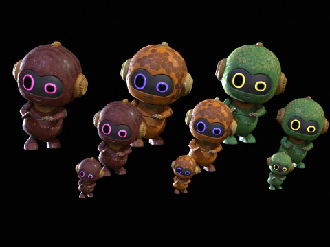 Minirobótico1Pack4 Modelo 3D