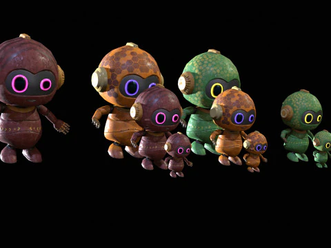 Minirobotic1Pack4 3D Model