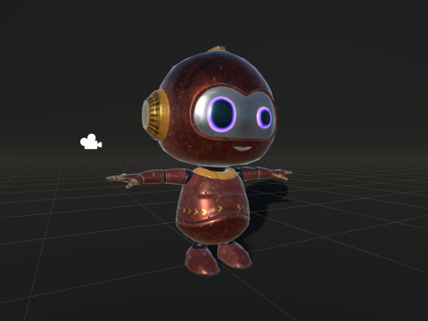 迷你机器人1包4 3D 模型