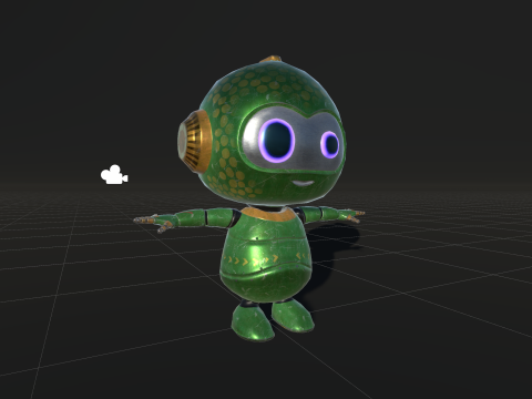 迷你机器人1包4 3D 模型