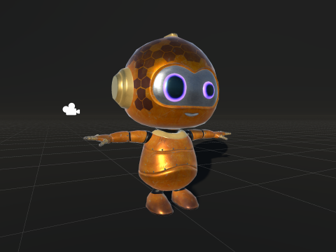 迷你机器人1包4 3D 模型