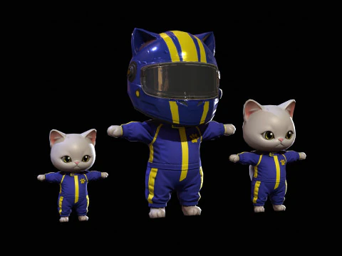 Cats2Pack2 3D Model