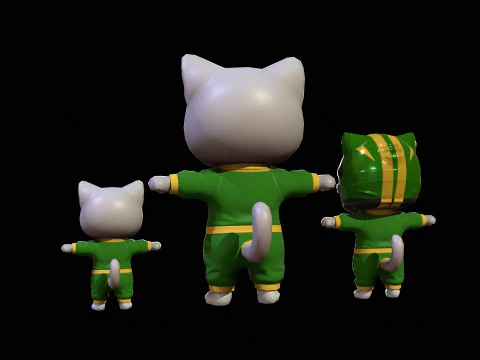 Cats2Pack2 3D Model