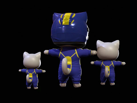 Cats2Pack2 3D Model