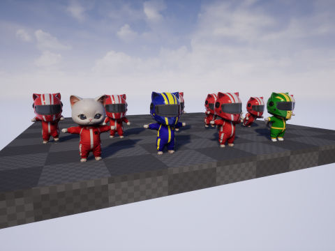 Chats2Pack2 Modèle 3D