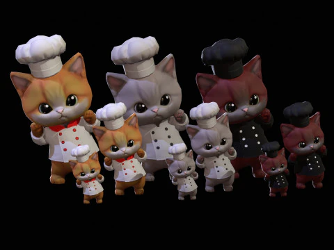 Cat4Pack2 3D Model