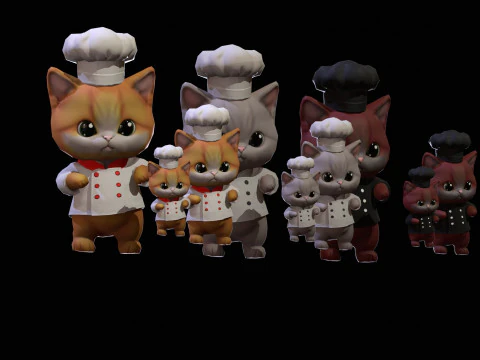 Cat4Pack2 3D Model