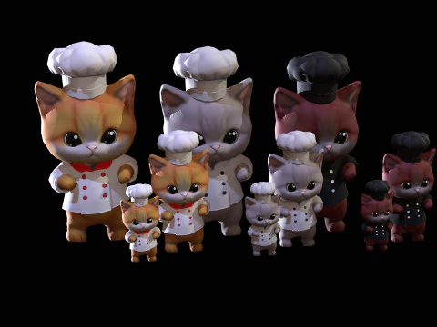 Cat4Pack2 3D Model