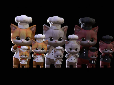 Cat4Pack2 3D Model