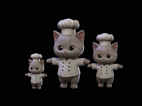 Cat4Pack2 3D Model