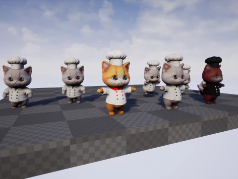 Cat4Pack2 3D Model