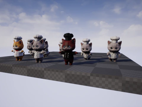 Cat4Pack2 3D Model