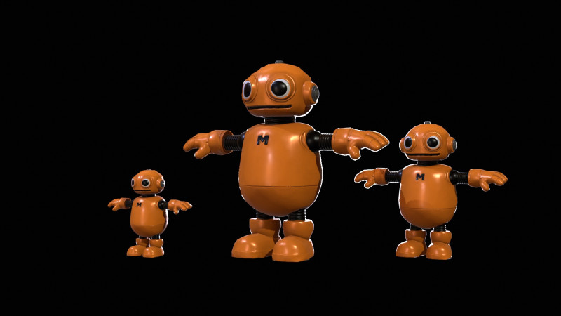 मिनीरोबोटिक7पैक3 3D मॉडल .c4d .max .obj .3ds .fbx .stl .blend 