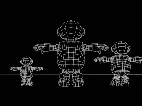 मिनीरोबोटिक7पैक3 3D मॉडल