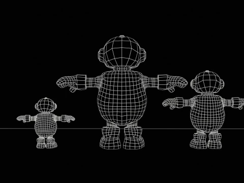 Minirobotic7Pack3 Model 3D