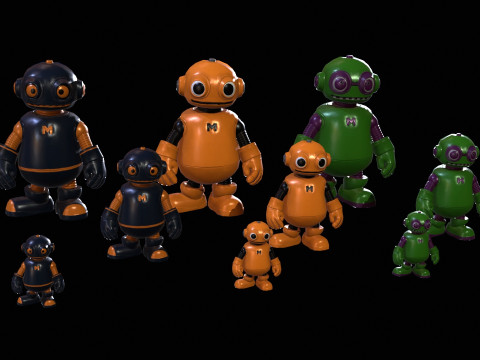 मिनीरोबोटिक7पैक3 3D मॉडल