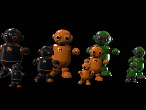 मिनीरोबोटिक7पैक3 3D मॉडल