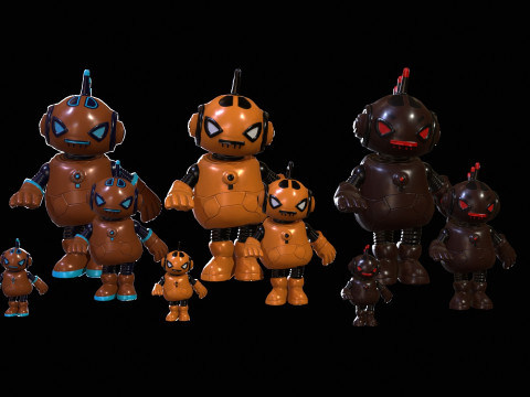 Minirobotic8Pack3 3D Model