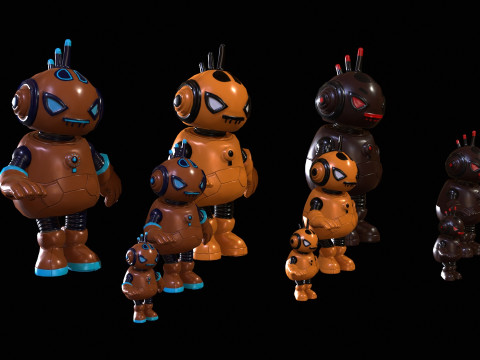 Minirobotic8Pack3 3D Model