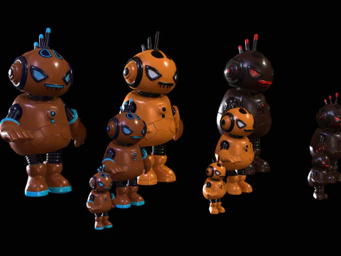 Minirobotic8Pack3 3D Model