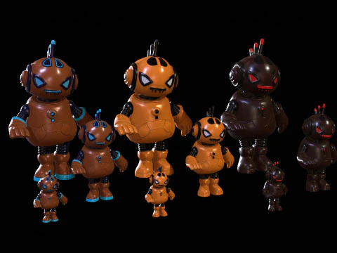 Minirobotic8Pack3 3D Model