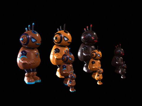 Minirobotic8Pack3 3D Model
