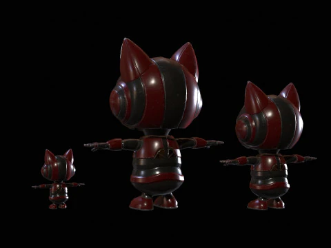 ミニロボティック 2 パック 4 3Dモデル