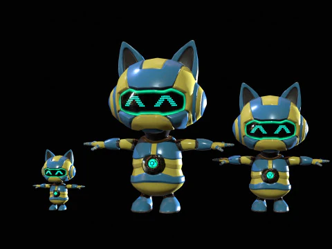 ミニロボティック 2 パック 4 3Dモデル