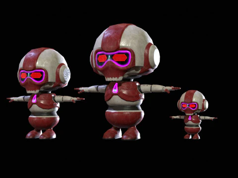 Minirob&oacute;tico3Pack4 Modelo 3D