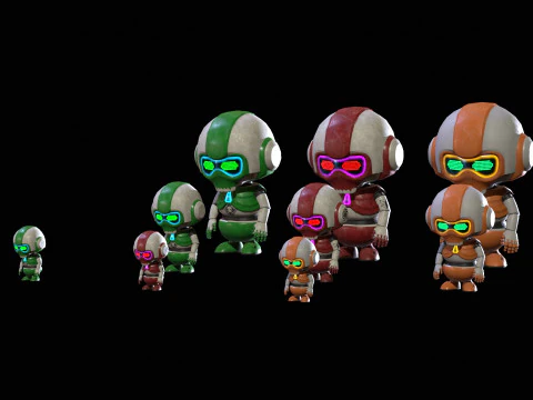 Minirobotic3Pack4 3D Model