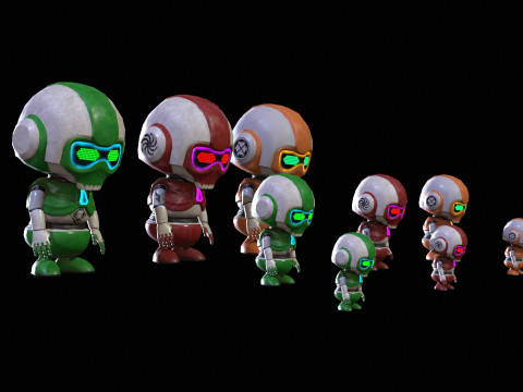 Minirobótico3Pack4 Modelo 3D