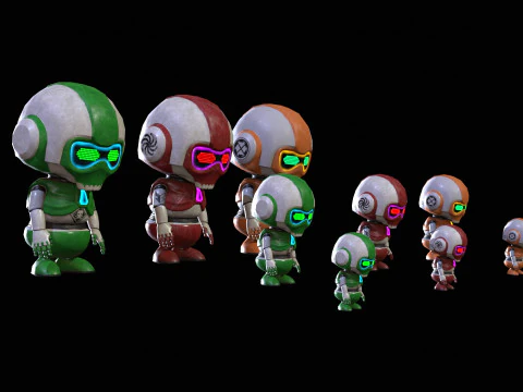 Minirobotic3Pack4 3D Model