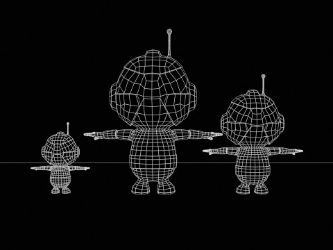 미니로보틱4팩4 3D 모델