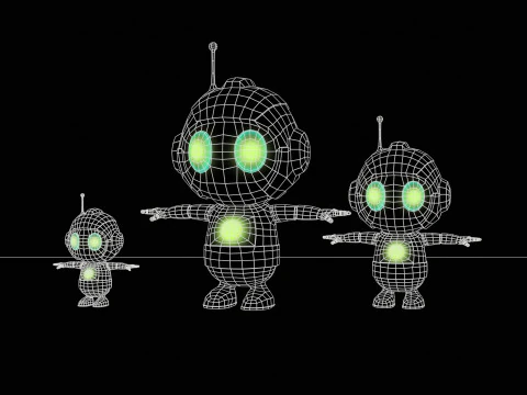 Minirobotic4Pack4 3D Model
