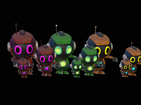 Minirobotic4Pack4 3D Model