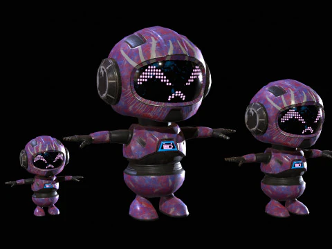 Minirobotico6Pack4 Modello 3D