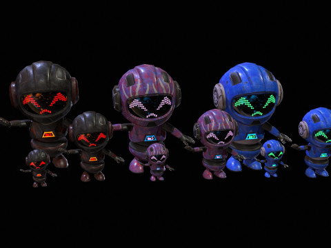 Minirobotico6Pack4 Modelo 3D