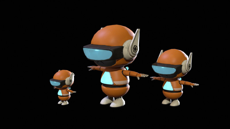 Minirobotico7Pack4 Modelo 3D .c4d .max .obj .3ds .fbx .stl .blend