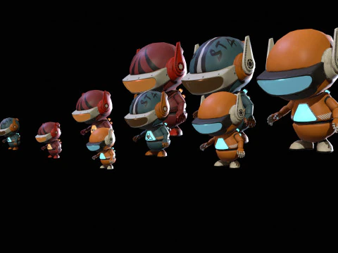 Minirobotic7Pack4 3D Model